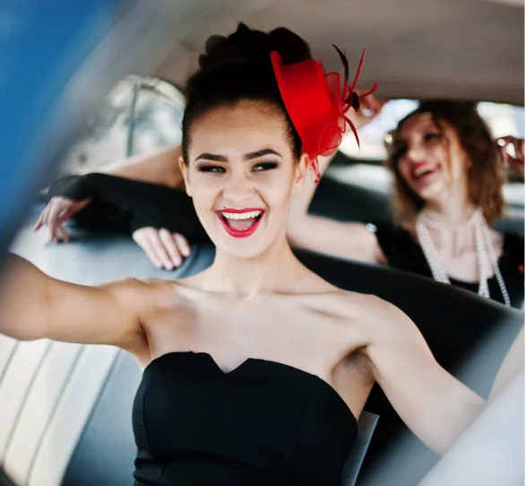 Long Island Car & Limo chauffeur opening door for client